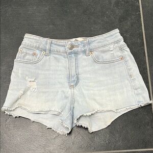 Jordache girls High-Waisted Distressed Denim Shorts size 10